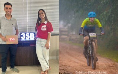 3SB apoia ciclista de Nova Santa Rita