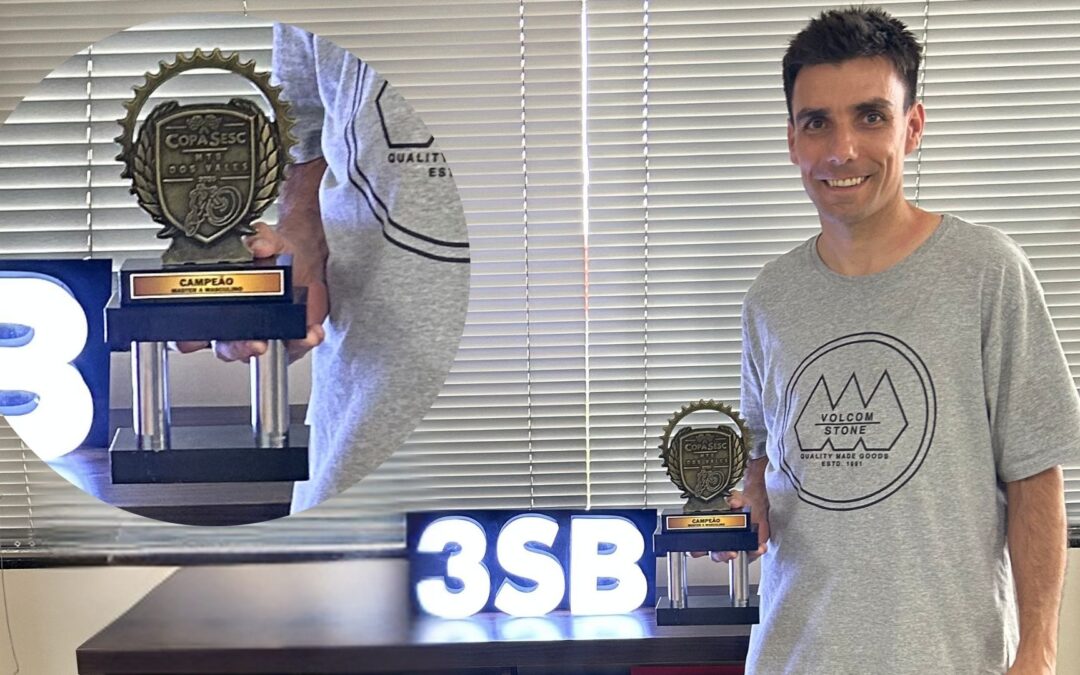 Mateus Bandinelli, apoiado pelo 3SB, é campeão da Copa dos Vales 2025 na sua categoria